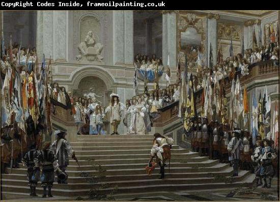 Jean-Leon Gerome Reception of Le Grand Conde at Versailles