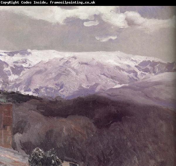 Joaquin Sorolla Sierra Nevada in winter