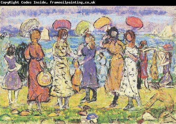 Maurice Prendergast Sunny Day at the Beach