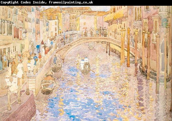 Maurice Prendergast Venetian Canal Scene