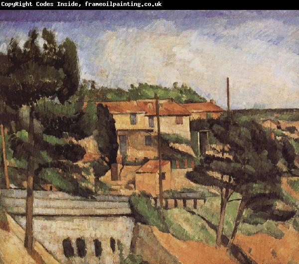 Paul Cezanne Railway Bridge