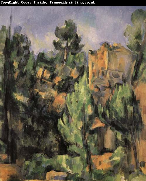 Paul Cezanne landscape rocks 3