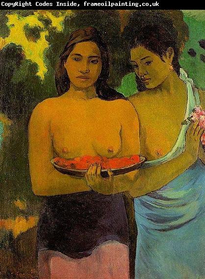 Paul Gauguin Two Tahitian Women