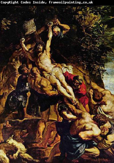 Peter Paul Rubens The Raising of the Cross,