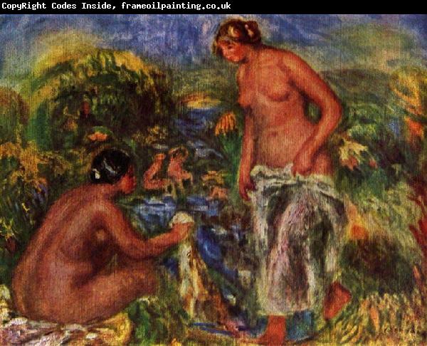 Pierre-Auguste Renoir Women Bathers,