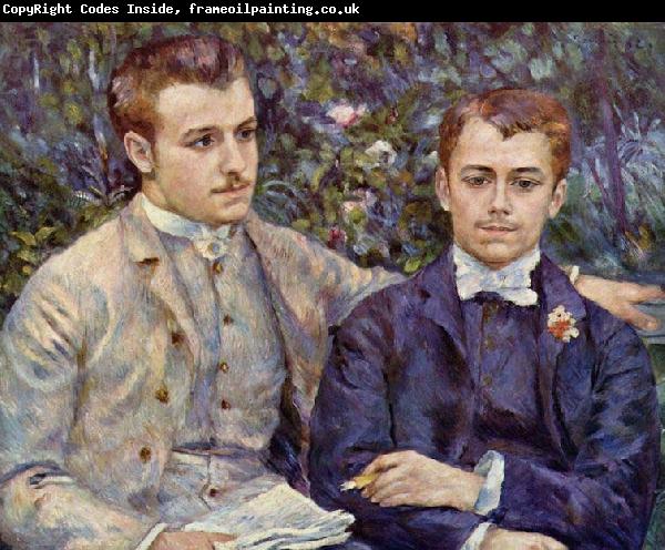 Pierre-Auguste Renoir Portrait of Charles and Georges Durand Ruel,