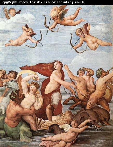 RAFFAELLO Sanzio The Triumph of Galatea