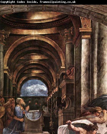 RAFFAELLO Sanzio The Expulsion of Heliodorus from the Temple