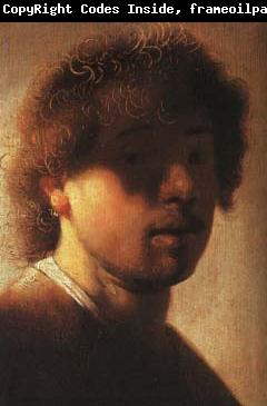 REMBRANDT Harmenszoon van Rijn A young Rembrandt