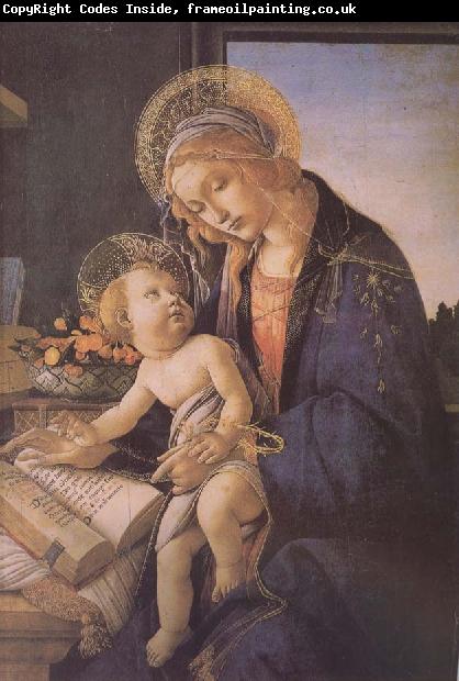 Sandro Botticelli Son of Our Lady of teaching reading