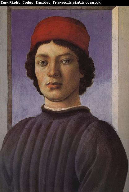 Sandro Botticelli Light blue background as the men