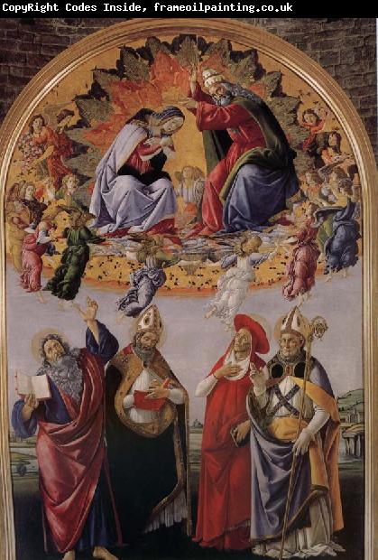 Sandro Botticelli Our Lady of Angels and the public