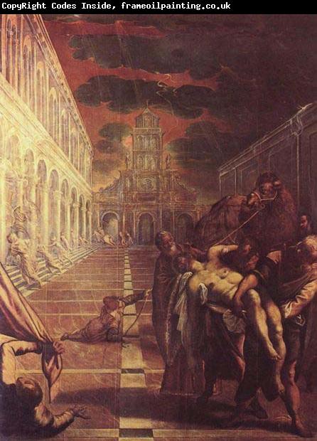 Tintoretto St Mark Body Brought to Venice