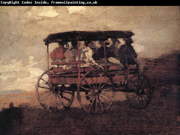 Winslow Homer Hakusan carriage and Streams