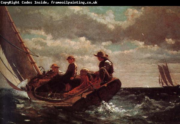 Winslow Homer Wind sail