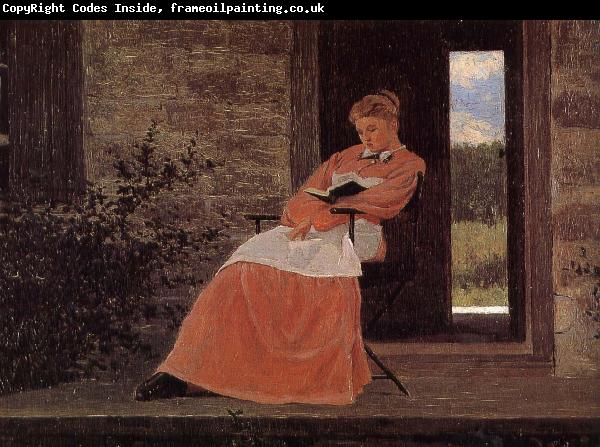 Winslow Homer Girls in reading