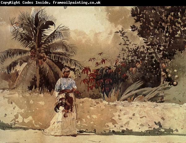 Winslow Homer The way to the market