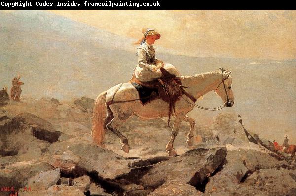 Winslow Homer Hakusan in horse riding trails