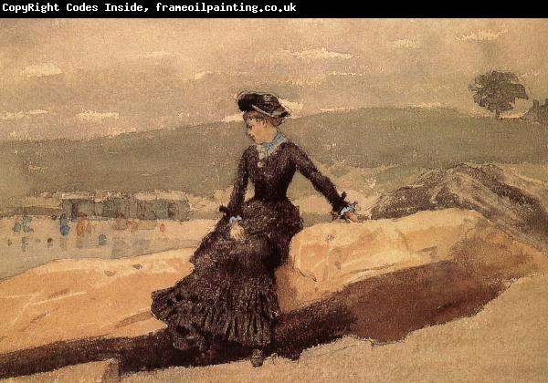 Winslow Homer The woman on the beach