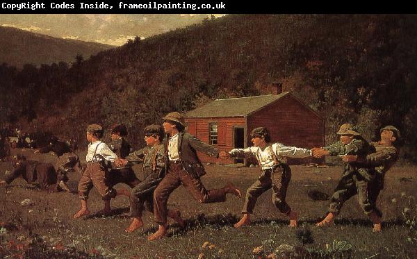 Winslow Homer Grasping chicken game