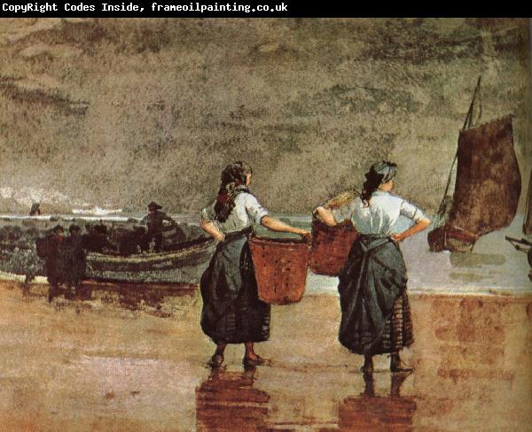 Winslow Homer Beach ee Fisherwoman ee Mother