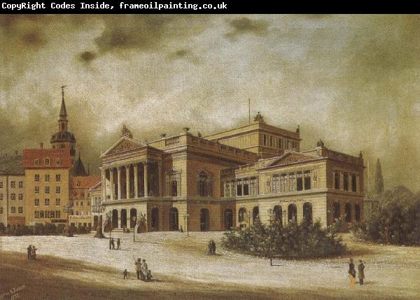 arthur o shaughnessy the leipzig opera house in the augstusplatz