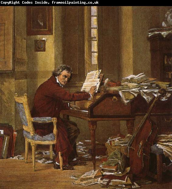 robert schumann A 19th century artists created the impression that Beethoven County