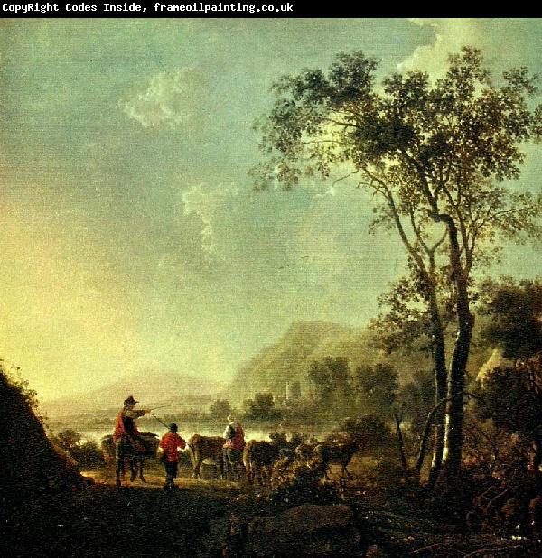 Aelbert Cuyp bergigt landskap