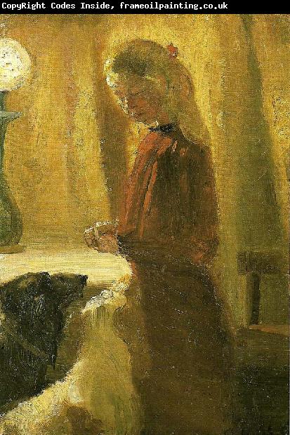 Anna Ancher hundene fodres