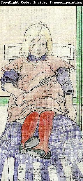 Carl Larsson en unge