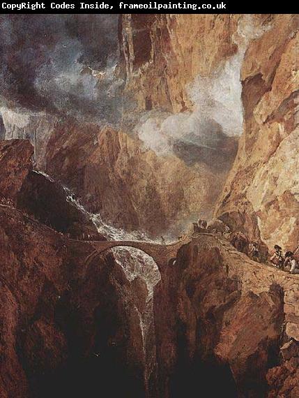 Joseph Mallord William Turner Die Teufelsbrocke St. Gotthard