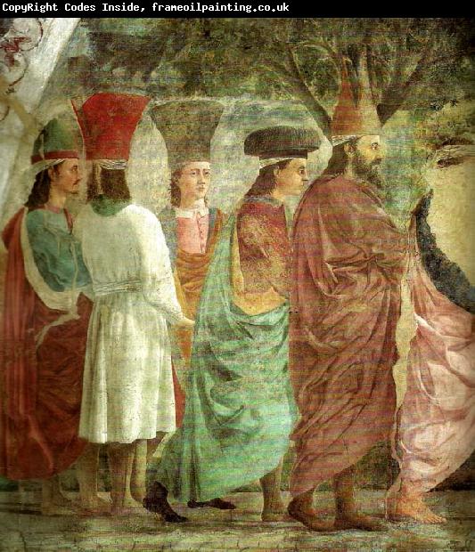 Piero della Francesca the legend of the true cross, detail