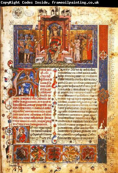 unknow artist Illuminated Chronicle