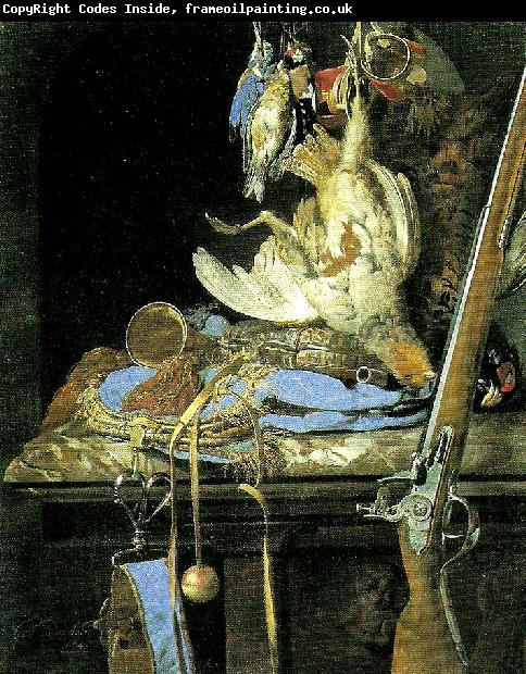 Aelst, Willem van stilleben med jaktredskap