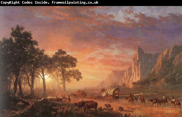 Albert Bierstadt Oregon Trail,