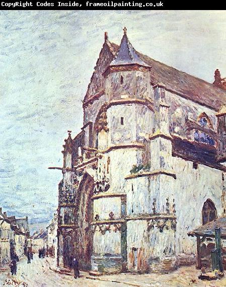 Alfred Sisley Church at Moret after the Rain