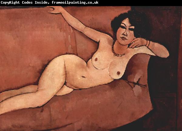 Amedeo Modigliani Akt auf Sofa