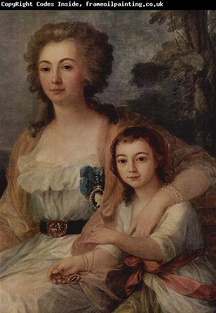 Angelica Kauffmann Countess Anna Protassowa with niece