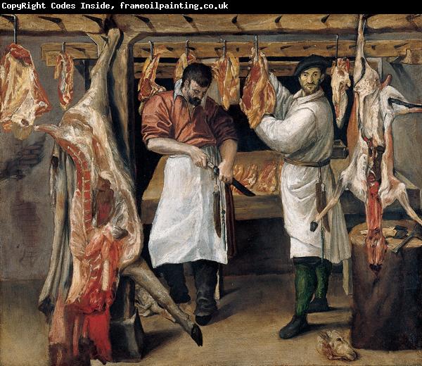 Annibale Carracci The Butchers Shop