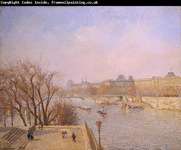 Camille Pissarro The Louvre: Morning