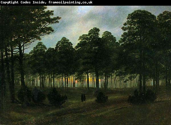 Caspar David Friedrich Der Abend