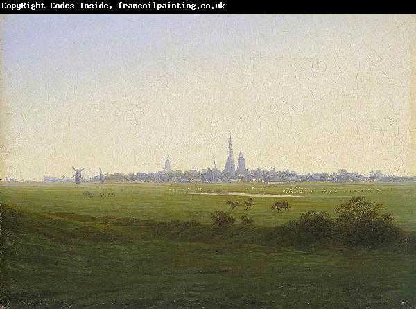 Caspar David Friedrich Wiesen bei Greifswald