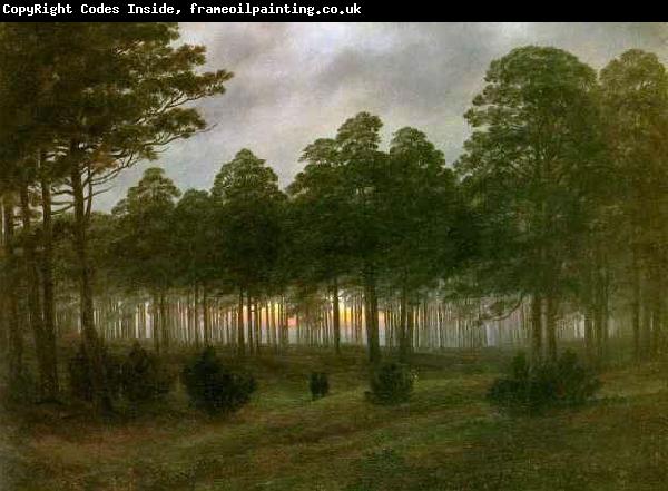 Caspar David Friedrich The evening