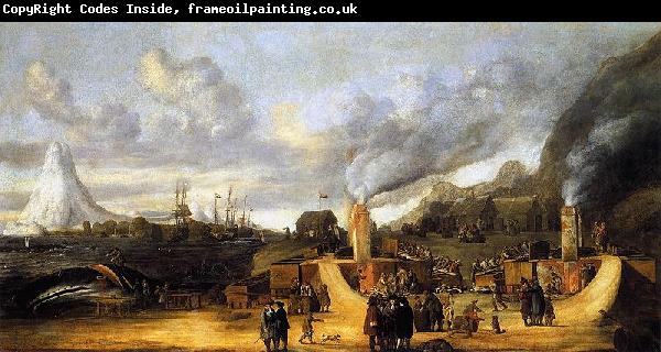 Cornelis de Man The Whale-oil Factory on Jan Mayen Island