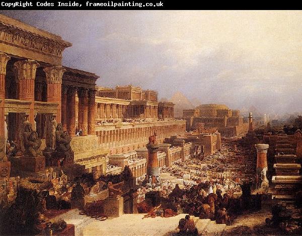 David Roberts The Israelites Leaving Egypt