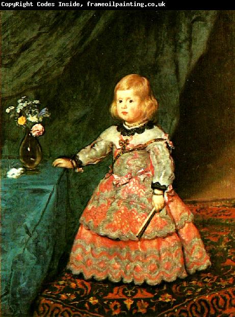 Diego Velazquez infanta margarita vid tre ars alder