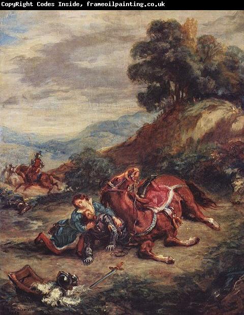 Eugene Delacroix Der Tod Laras