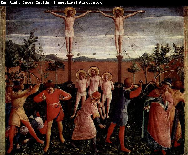 Fra Angelico Hauptaltar der Heiligen Kosmas und Damian aus dem Dominikanerklosters San Marco in Florenz, Predella