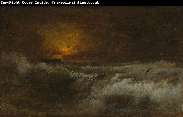 George Inness Sunset over the Sea