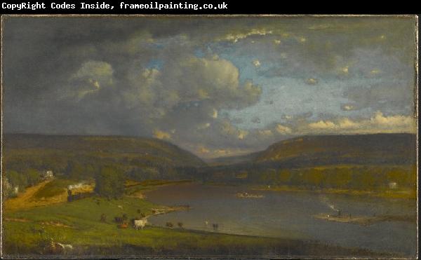 George Inness On the Delaware River